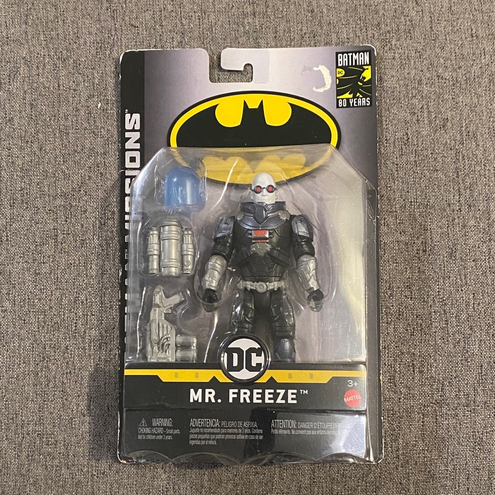 Mattel DC Comics Batman Missions Mr. Freeze 2018 80 Years 6" Action Figure New